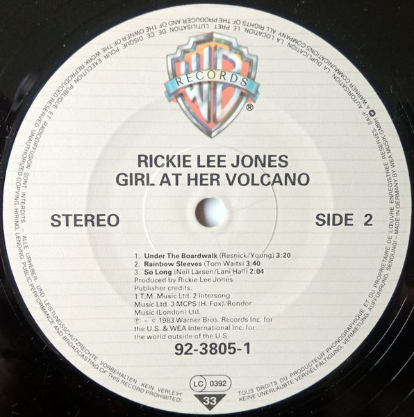 Rickie Lee Jones : Girl At Her Volcano (10", Album, EP)