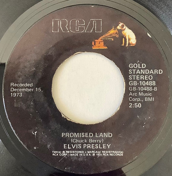 Elvis Presley : Promised Land (7", RE)