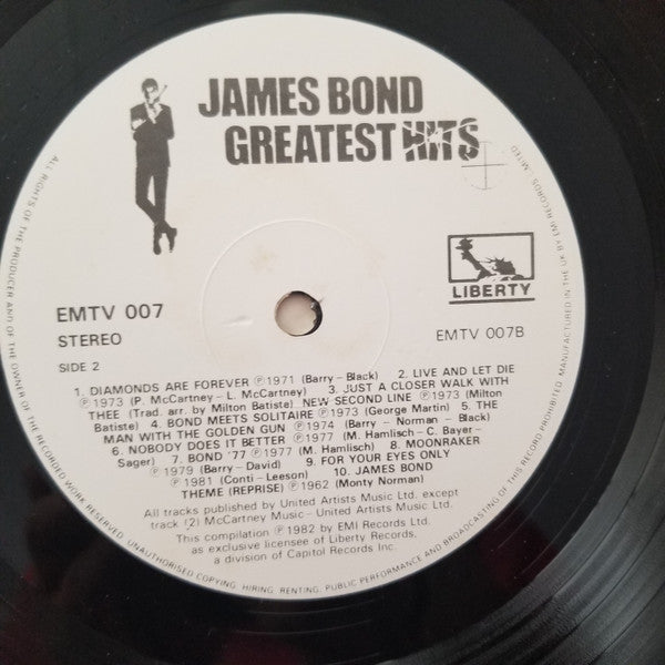 Various : James Bond Greatest Hits (LP, Comp)