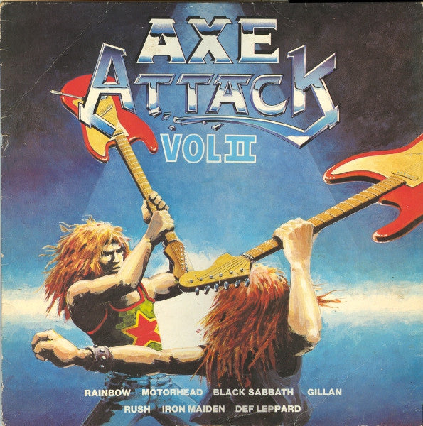 Various : Axe Attack Vol II (LP, Comp, CBS)