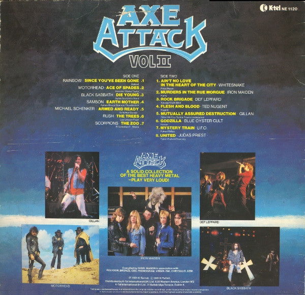 Various : Axe Attack Vol II (LP, Comp, CBS)