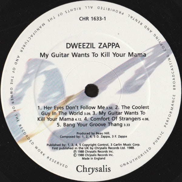 Dweezil Zappa : My Guitar Wants To Kill Your Mama...... (LP, Album)