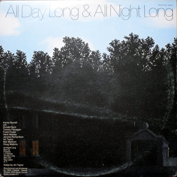 Kenny Burrell : All Day Long & All Night Long (2xLP, Comp, Mono)