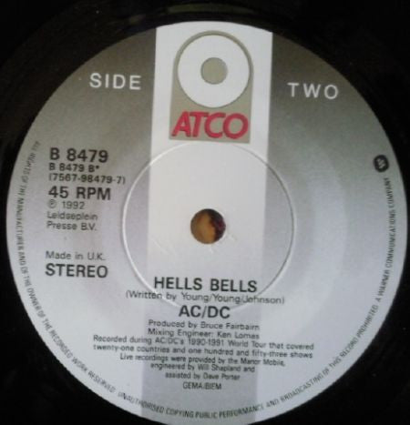 AC/DC : Highway To Hell (7", Single)