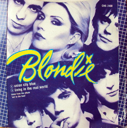 Blondie : Union City Blue (7", Single, Blu)