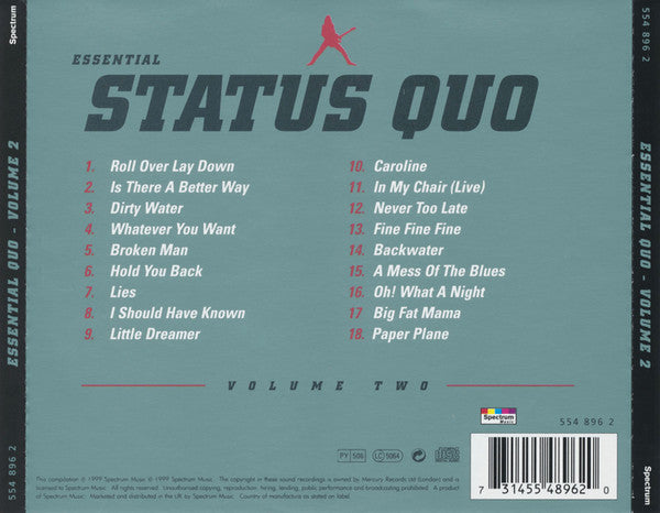 Status Quo : The Essential Status Quo - Volume Two (CD, Comp)