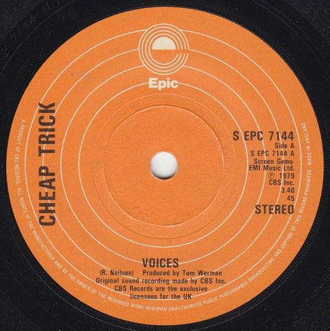 Cheap Trick : Voices (7", Single)