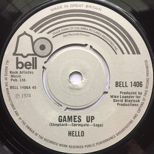 Hello : Games Up (7")