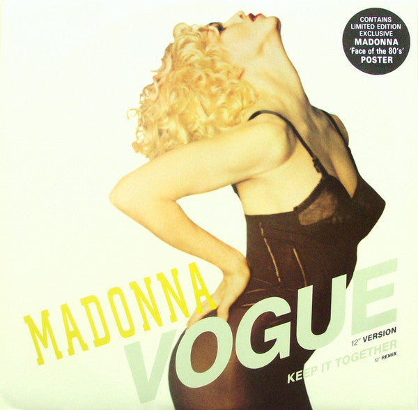 Madonna : Vogue (12", Single, Ltd, Pos)