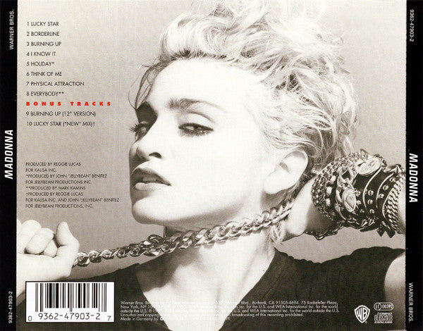 Madonna : Madonna (CD, Album, RE, RM)