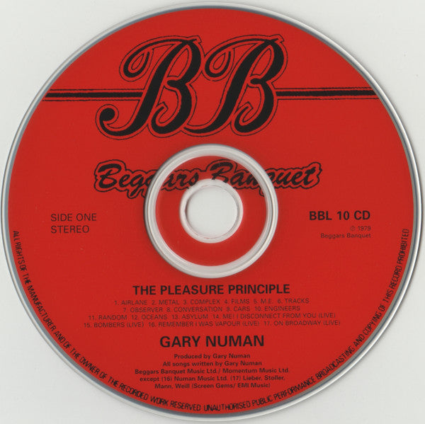 Gary Numan : The Pleasure Principle (CD, Album, RE, RM, Nim)