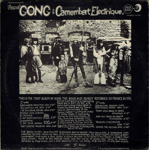 Gong : Camembert Electrique (LP, Album, RE)