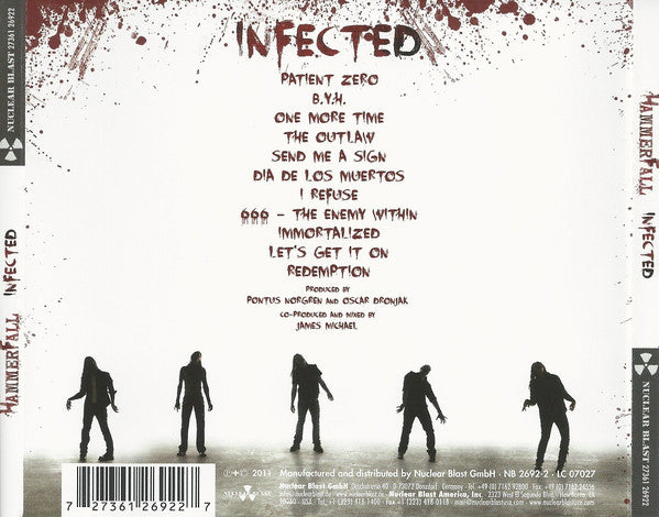 HammerFall : Infected (CD, Album, Sli)