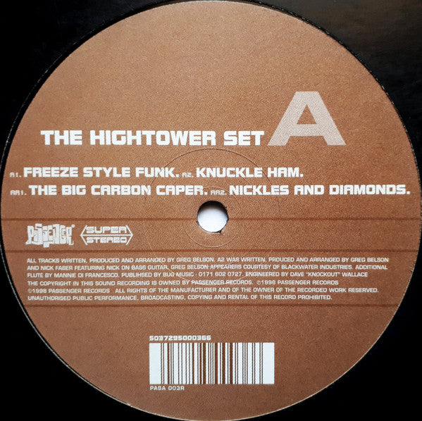 The Hightower Set* : Freeze Style Funk (12")