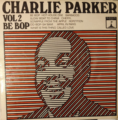 Charlie Parker : Vol 2 'Be Bop' (LP, Comp, Red)