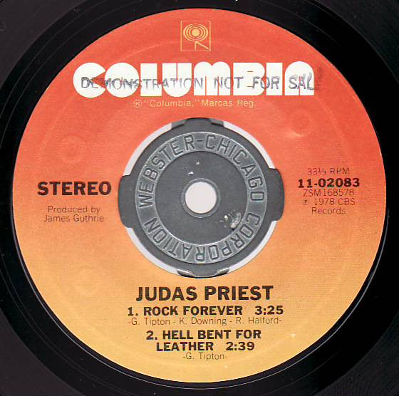 Judas Priest : Heading Out To The Highway (7", EP)