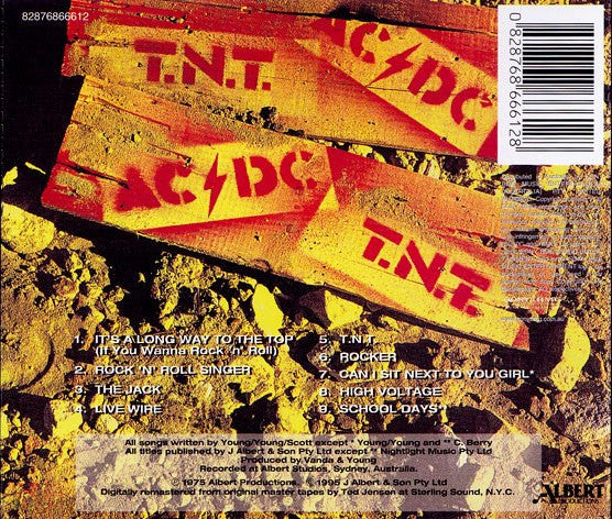 AC/DC : T.N.T. (CD, Album, RE, RM)