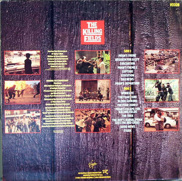 Mike Oldfield : The Killing Fields (Original Film Soundtrack) (LP, Album)