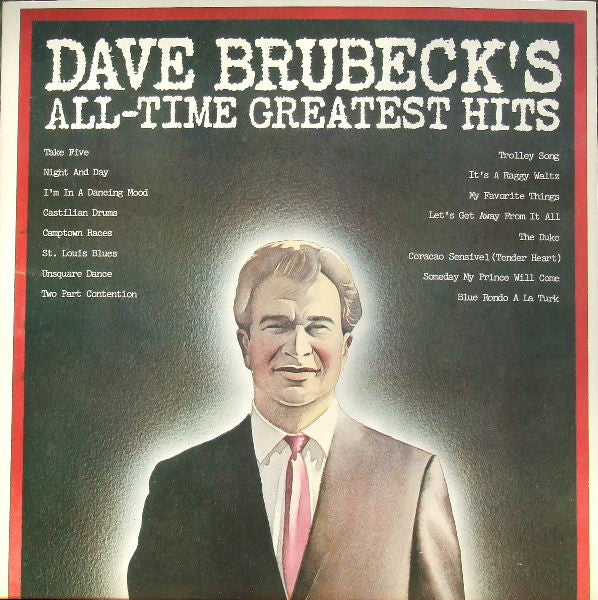 Dave Brubeck : Dave Brubeck's All Time Greatest Hits (2xLP, Comp)