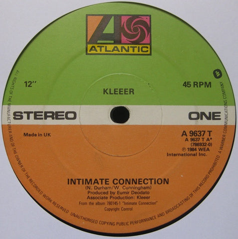 Kleeer : Intimate Connection (12")