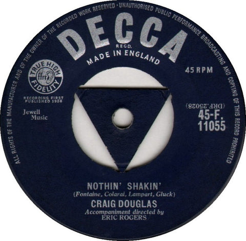 Craig Douglas (2) : Nothin' Shakin' (7", Single)