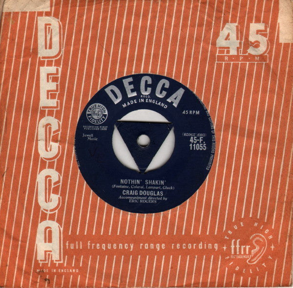 Craig Douglas (2) : Nothin' Shakin' (7", Single)