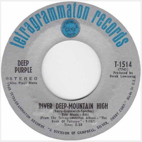 Deep Purple : River Deep - Mountain High / Listen, Learn, Read On (7")