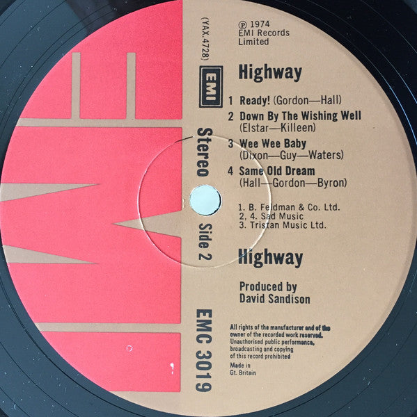 Highway : Highway (LP, Album)