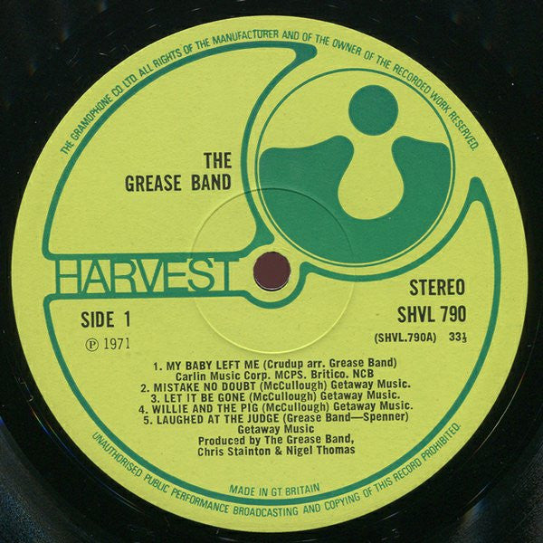 Grease Band* : Grease Band (LP, Gat)