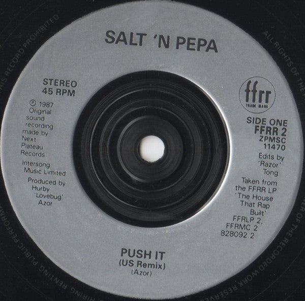 Salt-N-Pepa* : Push It (7", Single, Sil)