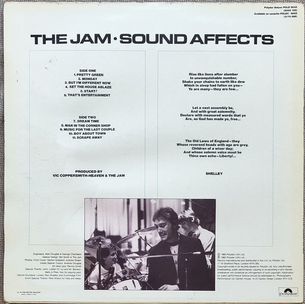 The Jam : Sound Affects (LP, Album, Met)