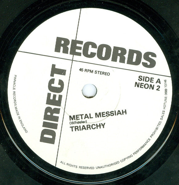 Triarchy : Metal Messiah (7", Single)