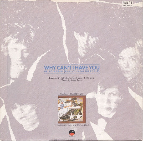 The Cars : Why Can't I Have You (12", Single)