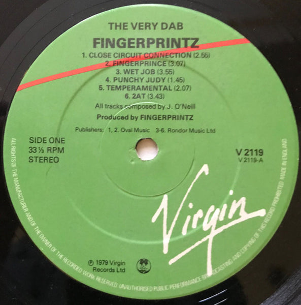 Fingerprintz (2) : The Very Dab (LP, Album)