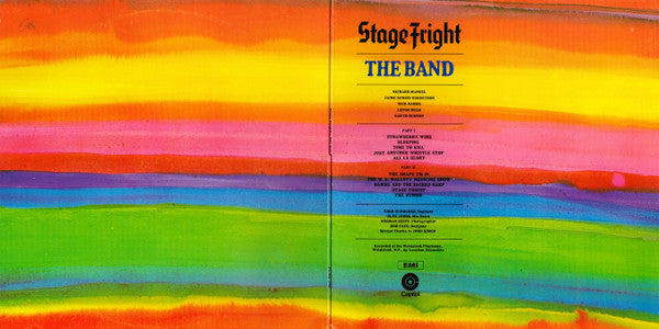 The Band : Stage Fright (LP, Album, RP, Gat)