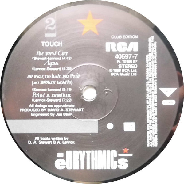 Eurythmics : Touch (LP, Album, Club)