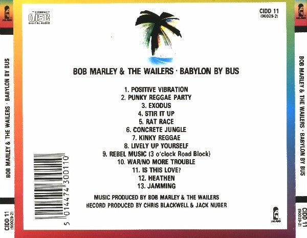 Bob Marley & The Wailers : Babylon By Bus (CD, Album, RE)