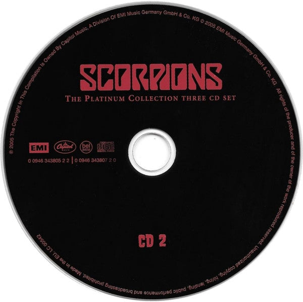 Scorpions : The Platinum Collection (3xCD, Comp)