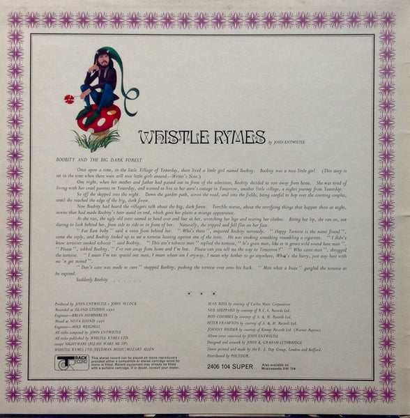 John Entwistle : Whistle Rymes (LP, Album)