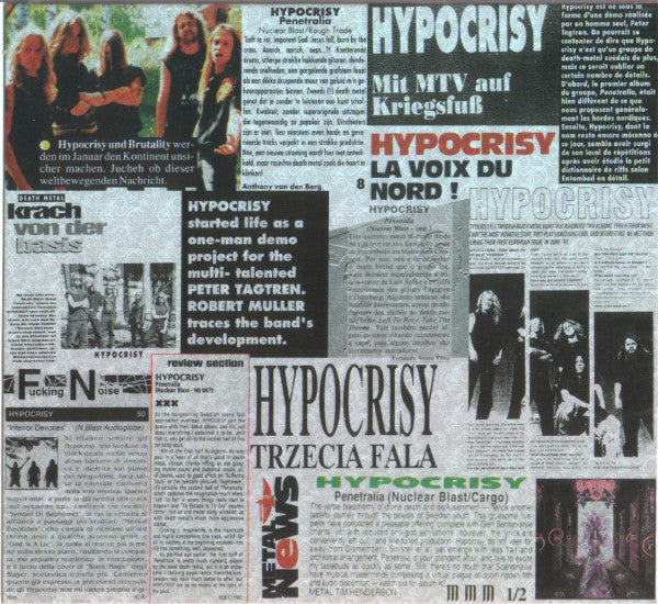 Hypocrisy : Penetralia (CD, Album, RE, RP, Dig)