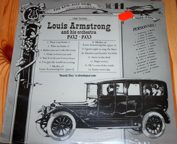 Louis Armstrong And His Orchestra : High Society 1932-1933 (LP, Comp)