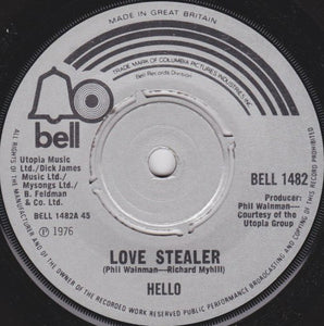 Hello : Love Stealer (7", Single)