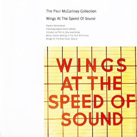 Wings (2) : Wings At The Speed Of Sound (CD, Album, RE, RM)