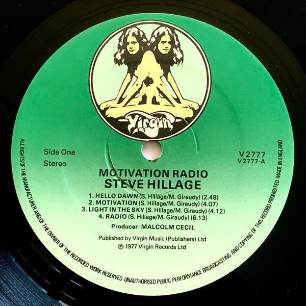 Steve Hillage : Motivation Radio (LP, Album)