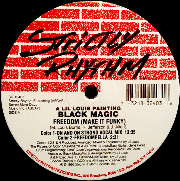 Black Magic : Freedom (Make It Funky) (12")