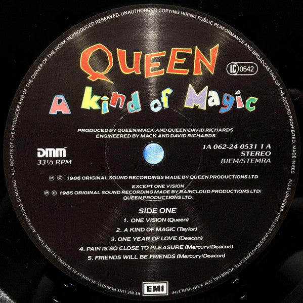 Queen : A Kind Of Magic (LP, Album, DMM)