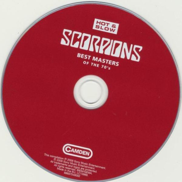 Scorpions : Hot & Slow (Best Masters Of The 70's) (CD, Comp)