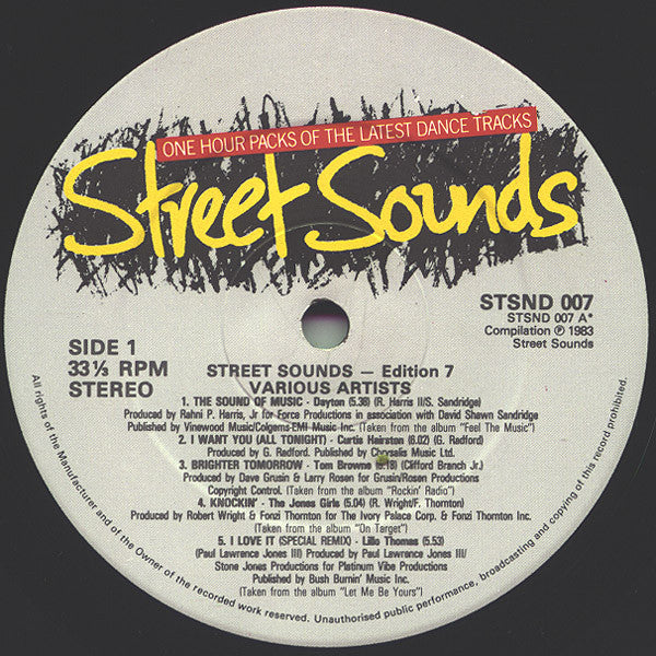 Various : Street Sounds Edition 7 (LP, Comp)