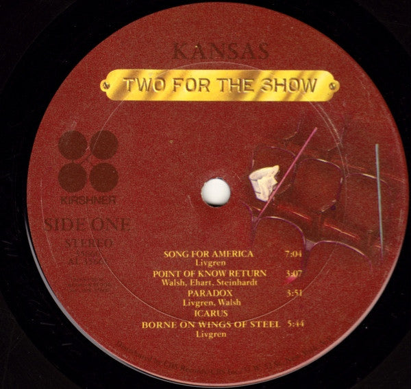 Kansas (2) : Two For The Show (2xLP, Album)