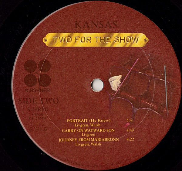 Kansas (2) : Two For The Show (2xLP, Album)